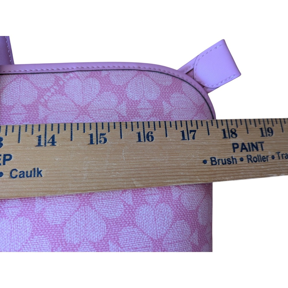 Kate Spade Tote Coquette Heart Charm Pink Valentine Flower Parisian New Preppy - Picture 10 of 12